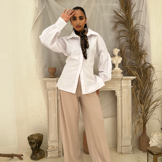 Fashionable Oversized Sleeve Blouse