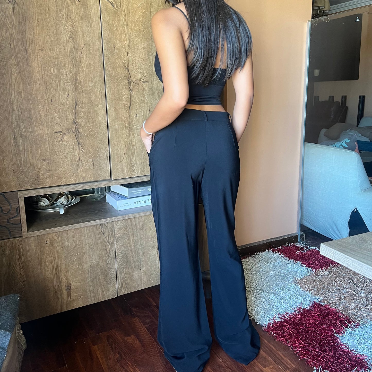 High Waisted Wide Leg Pants