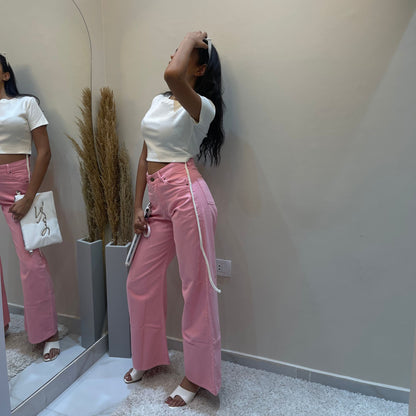 Wide leg Pink pants