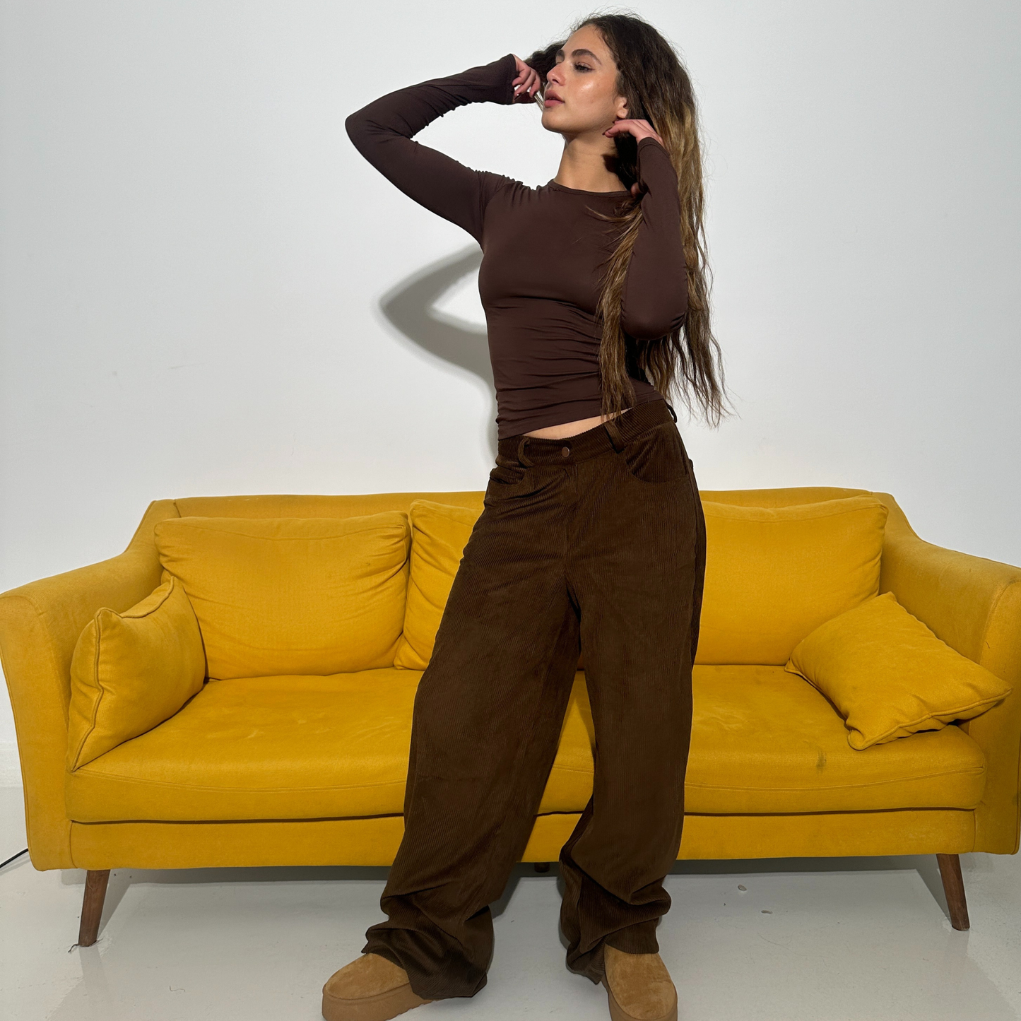 Brown Corduroy Pants