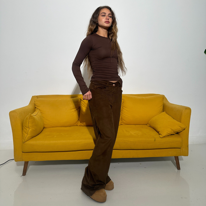 Brown Corduroy Pants