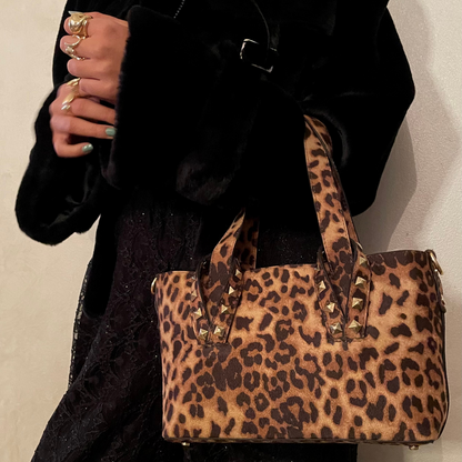 Leopard printed Hand bag