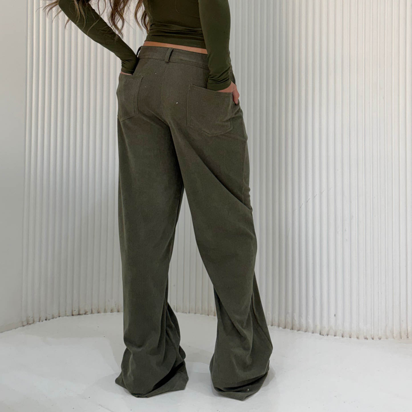 NEW Olive Corduory Pants
