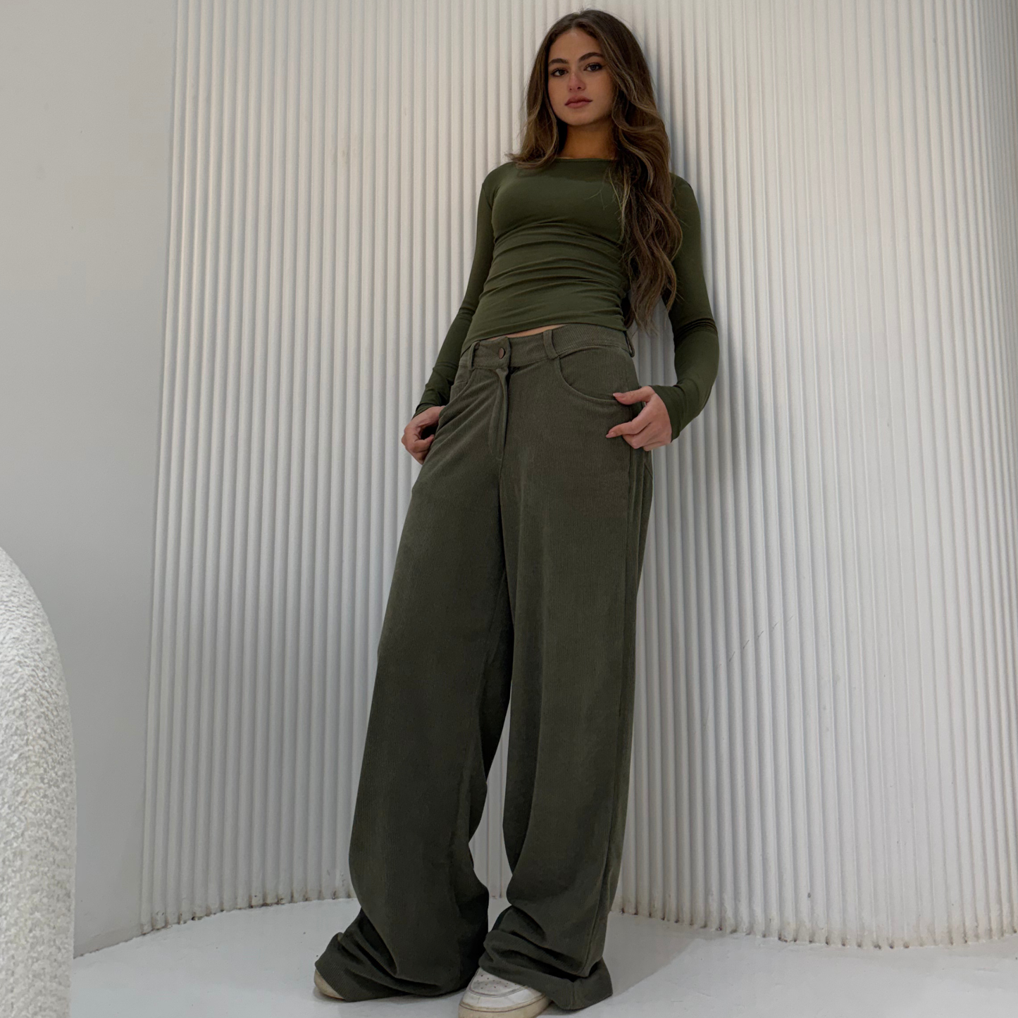 NEW Olive Corduory Pants