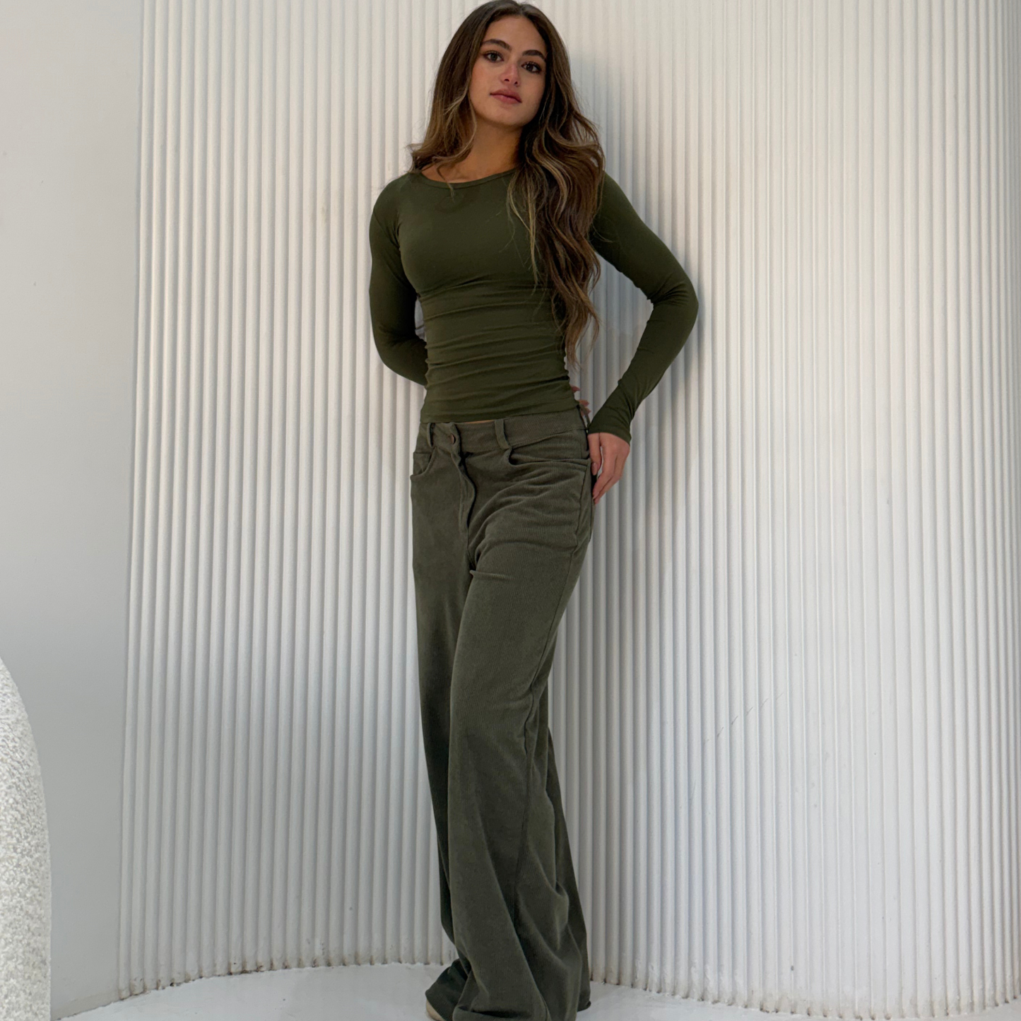 NEW Olive Corduory Pants