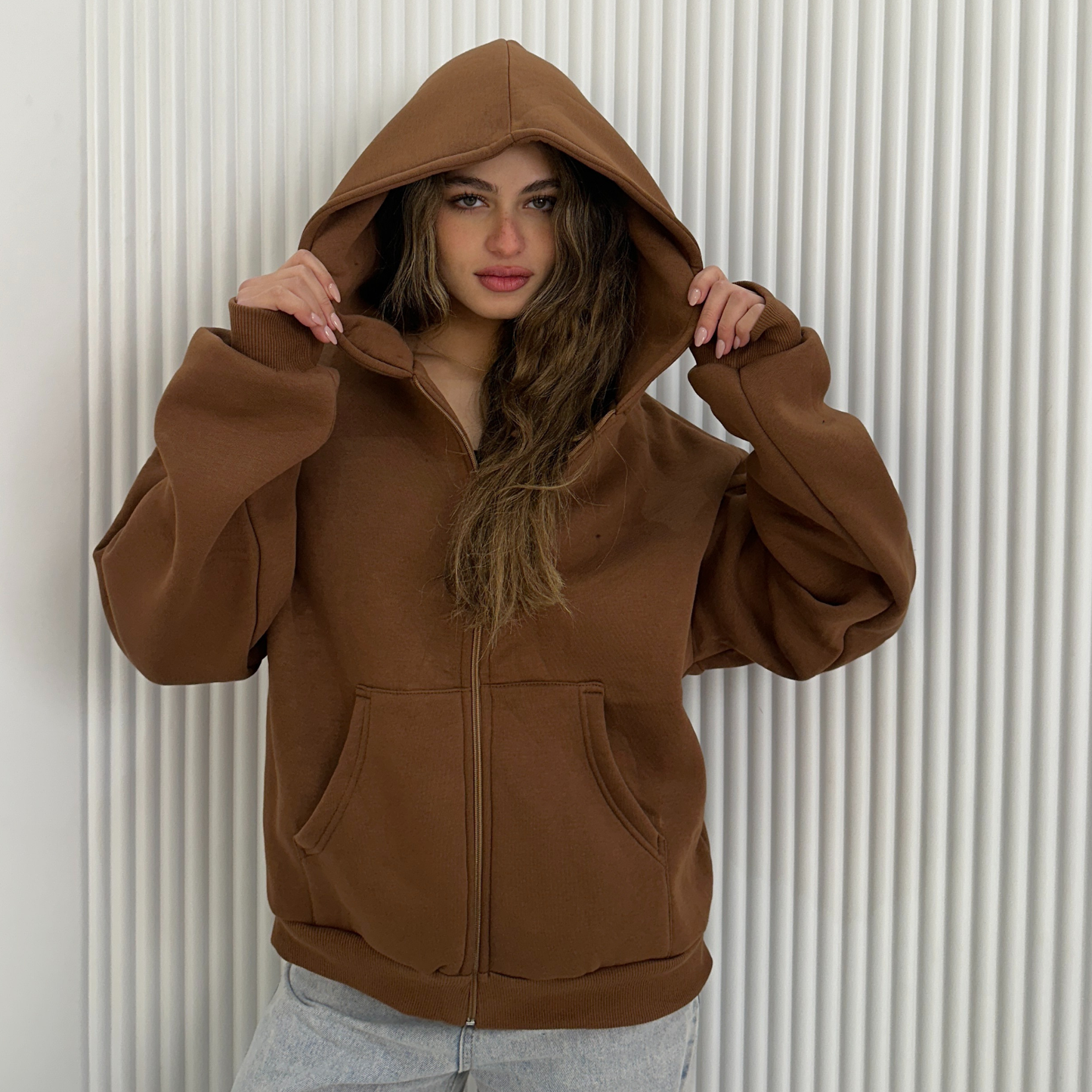 Brown Hoodie