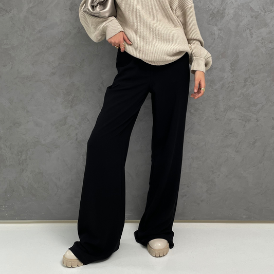 Chic Tailored Wide-Leg Pants