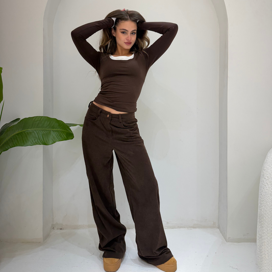 NEW  Brown Corduory Pants