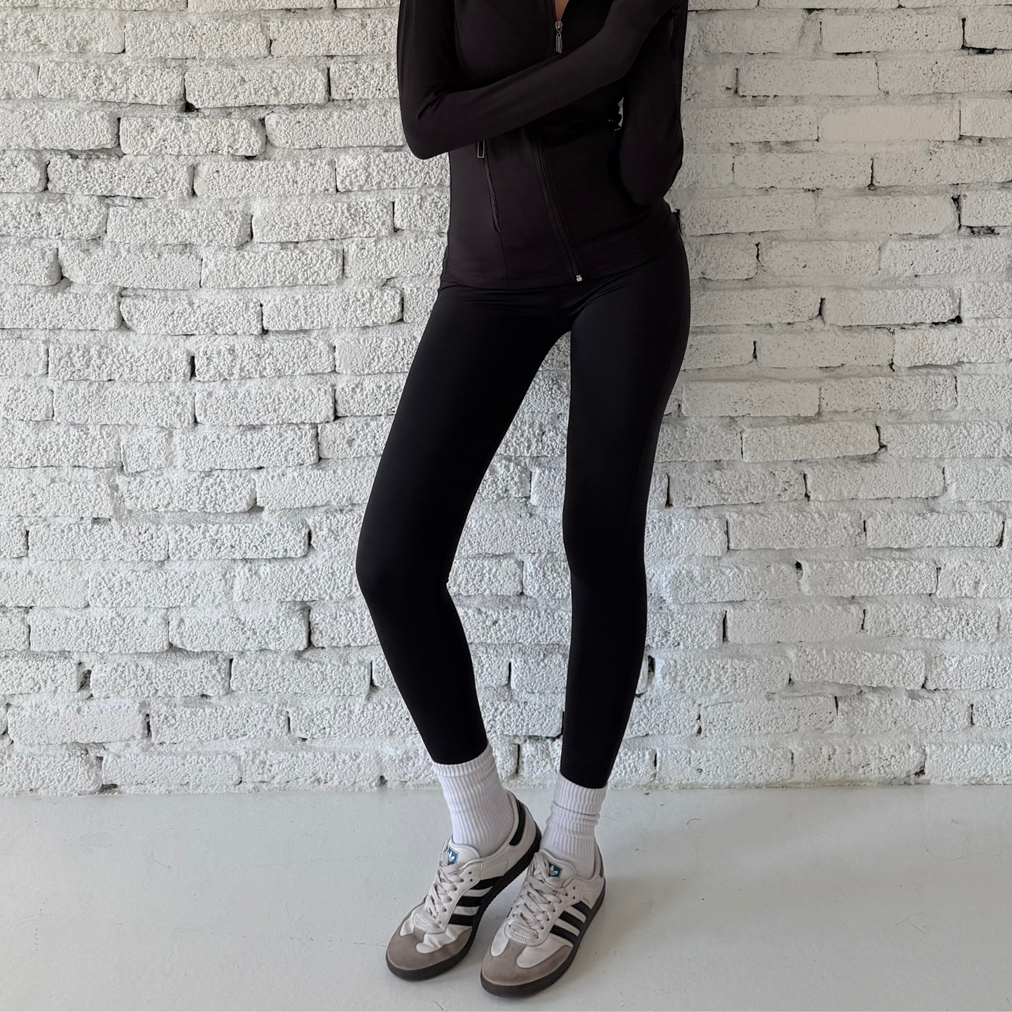 Black Contour Sculpt High-Waist Leggings