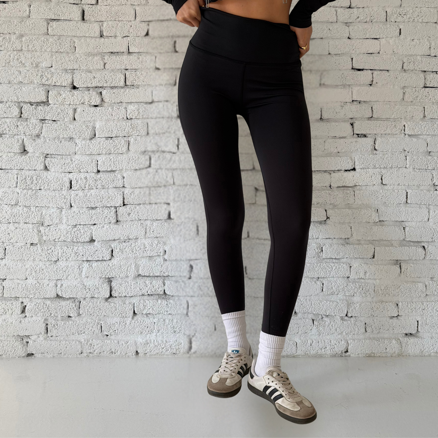 Black Contour Sculpt High-Waist Leggings