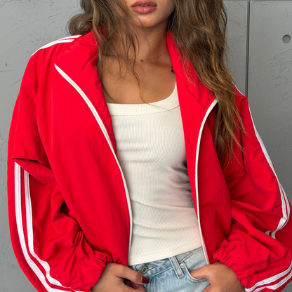 Red Stripe Urban Jacket