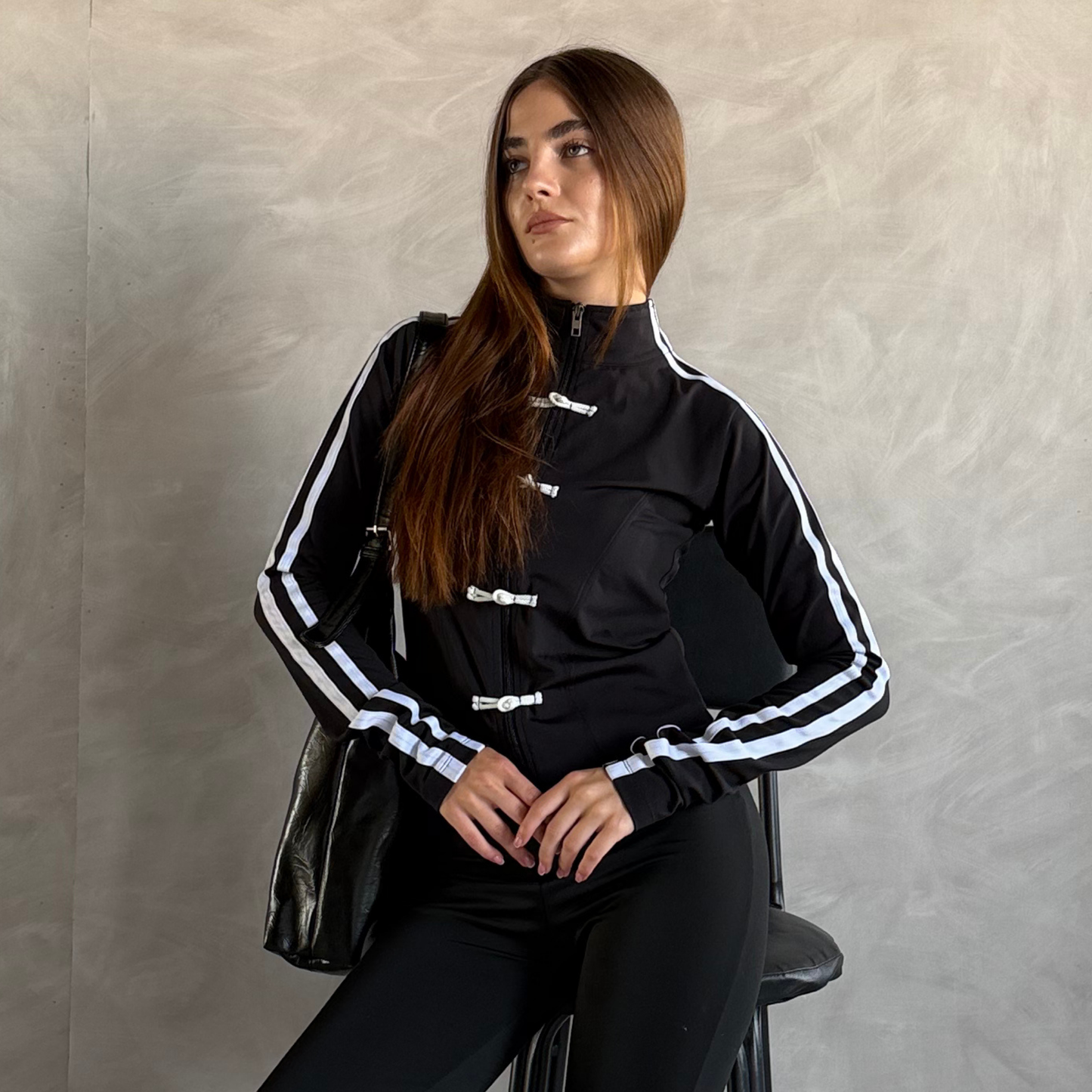 Black longsleeves Chinese Jacket