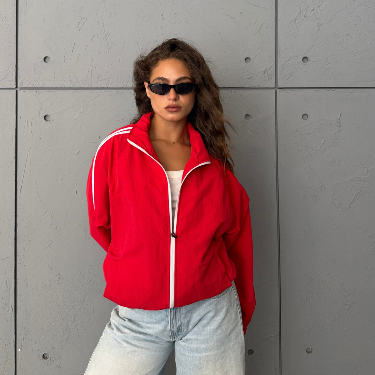 Red Stripe Urban Jacket