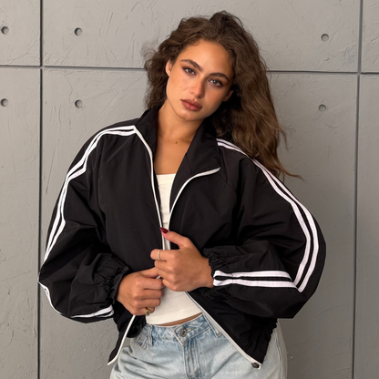 Black Stripe Urban Jacket