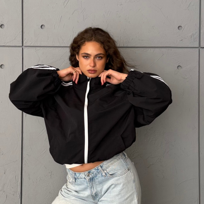 Black Stripe Urban Jacket