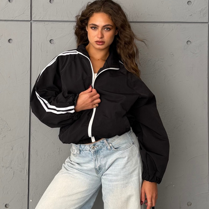 Black Stripe Urban Jacket