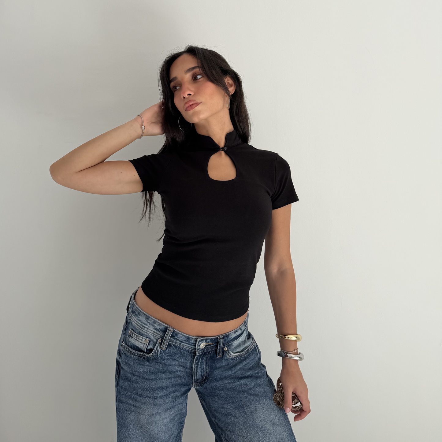 Black Oval Top