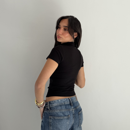 Black Oval Top