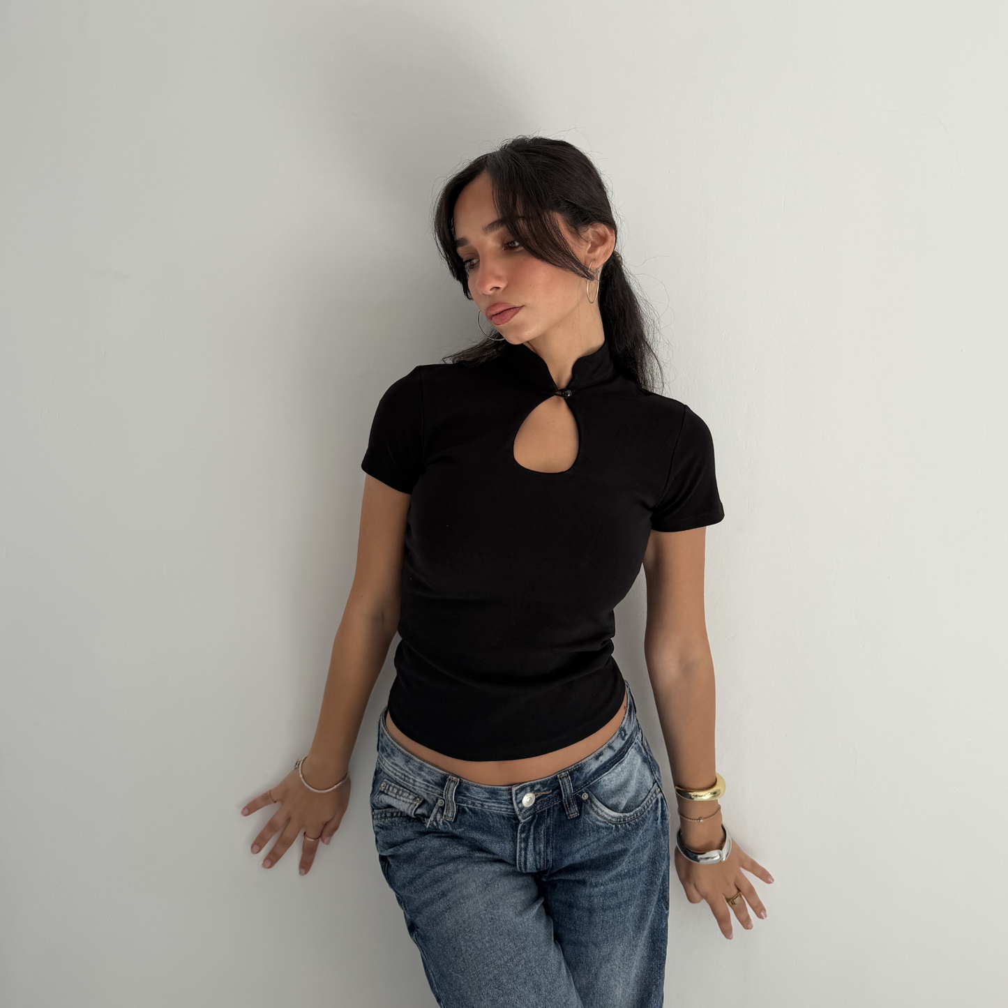 Black Oval Top